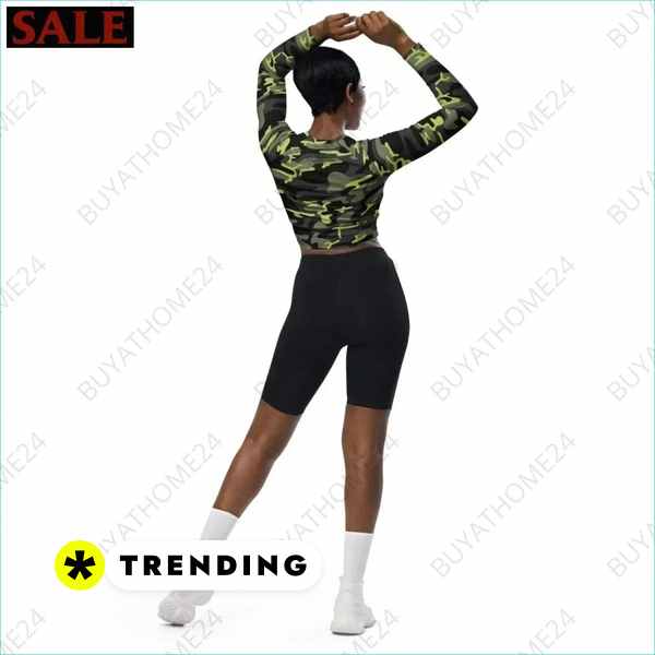 • Fitnessbekleidung I Damen Langarm Crop Top 2XS - 6XL Textildruck BUYATHOME24, T-Shirts BUYATHOME24, Hoodies BUYATHOME24, Hosen BUYATHOME24, Jacken BUYATHOME24, Schuhe BUYATHOME24