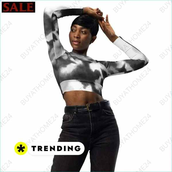• Fitnessbekleidung I Damen Langarm Crop Top 2XS - 6XL Textildruck BUYATHOME24, T-Shirts BUYATHOME24, Hoodies BUYATHOME24, Hosen BUYATHOME24, Jacken BUYATHOME24, Schuhe BUYATHOME24