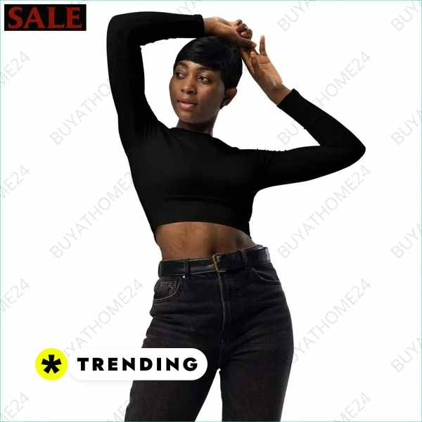 • Fitnessbekleidung I Damen Langarm Crop Top 2XS - 6XL Textildruck BUYATHOME24, T-Shirts BUYATHOME24, Hoodies BUYATHOME24, Hosen BUYATHOME24, Jacken BUYATHOME24, Schuhe BUYATHOME24