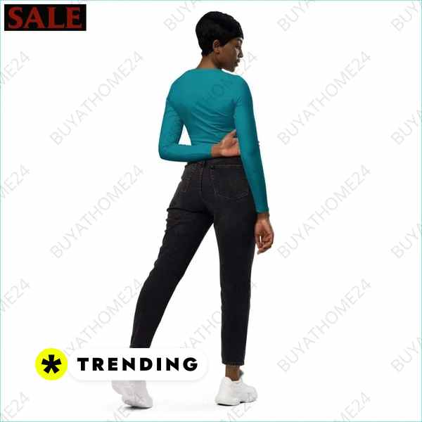 • Fitnessbekleidung I Damen Langarm Crop Top 2XS - 6XL Textildruck BUYATHOME24, T-Shirts BUYATHOME24, Hoodies BUYATHOME24, Hosen BUYATHOME24, Jacken BUYATHOME24, Schuhe BUYATHOME24