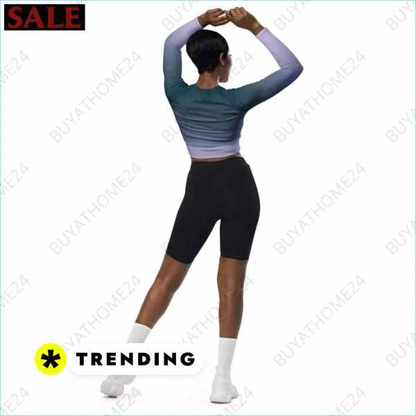 • Fitnessbekleidung I Damen Langarm Crop Top 2XS - 6XL Textildruck BUYATHOME24, T-Shirts BUYATHOME24, Hoodies BUYATHOME24, Hosen BUYATHOME24, Jacken BUYATHOME24, Schuhe BUYATHOME24