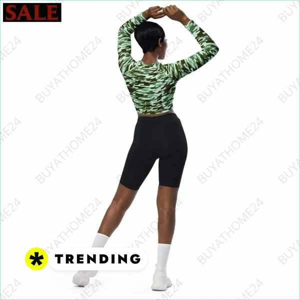 • Fitnessbekleidung I Damen Langarm Crop Top 2XS - 6XL Textildruck BUYATHOME24, T-Shirts BUYATHOME24, Hoodies BUYATHOME24, Hosen BUYATHOME24, Jacken BUYATHOME24, Schuhe BUYATHOME24