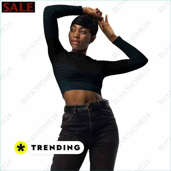 • Fitnessbekleidung I Damen Langarm Crop Top 2XS - 6XL Textildruck BUYATHOME24, T-Shirts BUYATHOME24, Hoodies BUYATHOME24, Hosen BUYATHOME24, Jacken BUYATHOME24, Schuhe BUYATHOME24