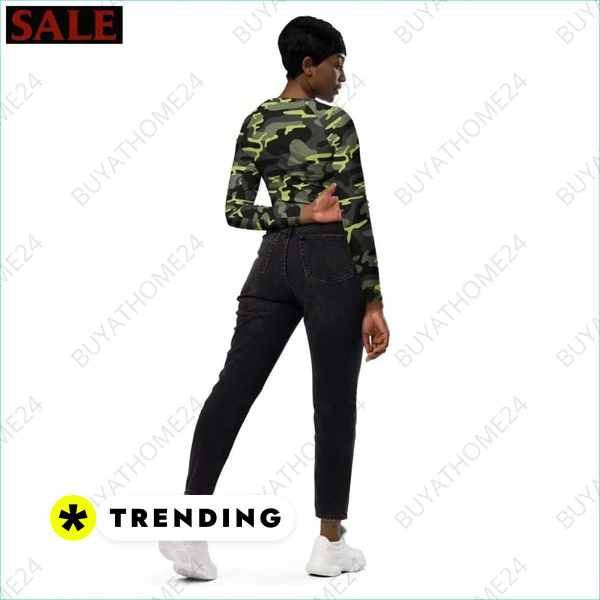 • Fitnessbekleidung I Damen Langarm Crop Top 2XS - 6XL Textildruck BUYATHOME24, T-Shirts BUYATHOME24, Hoodies BUYATHOME24, Hosen BUYATHOME24, Jacken BUYATHOME24, Schuhe BUYATHOME24