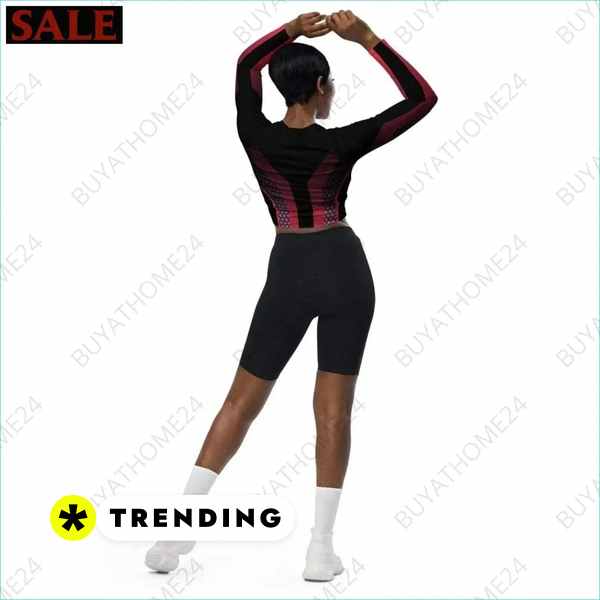 • Fitnessbekleidung I Damen Langarm Crop Top 2XS - 6XL Textildruck BUYATHOME24, T-Shirts BUYATHOME24, Hoodies BUYATHOME24, Hosen BUYATHOME24, Jacken BUYATHOME24, Schuhe BUYATHOME24