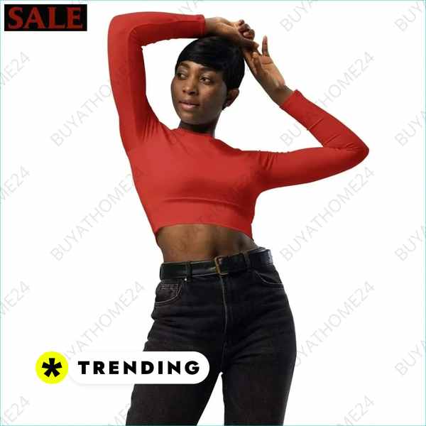 • Fitnessbekleidung I Damen Langarm Crop Top 2XS - 6XL Textildruck BUYATHOME24, T-Shirts BUYATHOME24, Hoodies BUYATHOME24, Hosen BUYATHOME24, Jacken BUYATHOME24, Schuhe BUYATHOME24