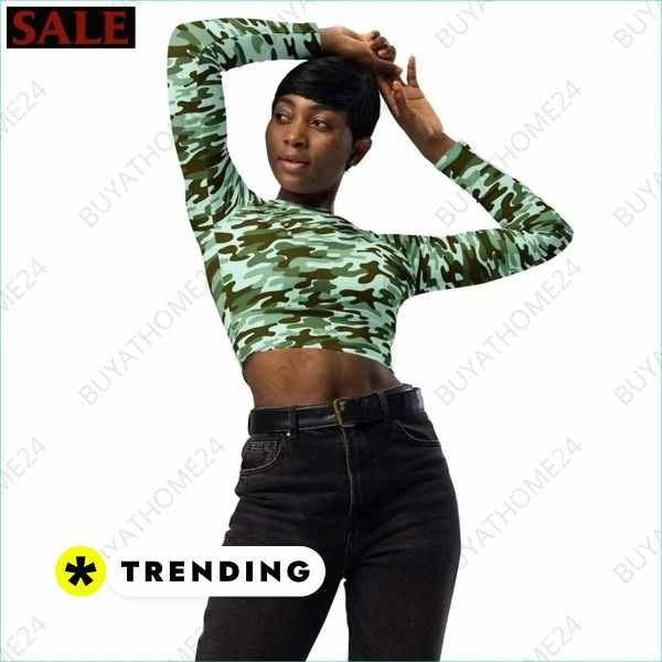 • Fitnessbekleidung I Damen Langarm Crop Top 2XS - 6XL Textildruck BUYATHOME24, T-Shirts BUYATHOME24, Hoodies BUYATHOME24, Hosen BUYATHOME24, Jacken BUYATHOME24, Schuhe BUYATHOME24
