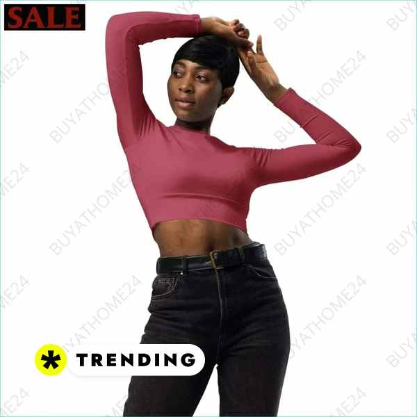 • Fitnessbekleidung I Damen Langarm Crop Top 2XS - 6XL Textildruck BUYATHOME24, T-Shirts BUYATHOME24, Hoodies BUYATHOME24, Hosen BUYATHOME24, Jacken BUYATHOME24, Schuhe BUYATHOME24