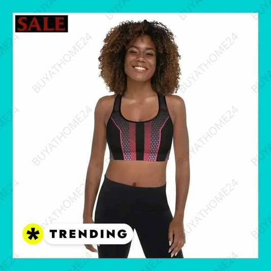 ▻ Sportbekleidung I Damen Sport BH mit Polstern XS, S, M, L, XL, 2XL BUYATHOME24®