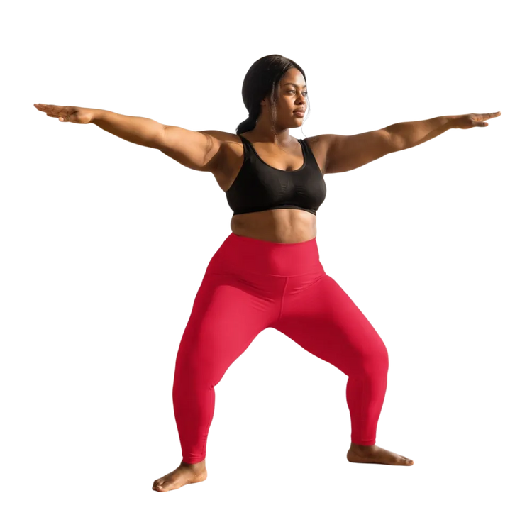 Damen Leggings von BUYATHOME24, hohe Taille mit Taschen, in 2XS bis 6XL, bequem und personalisierbar, schwarze Farbe