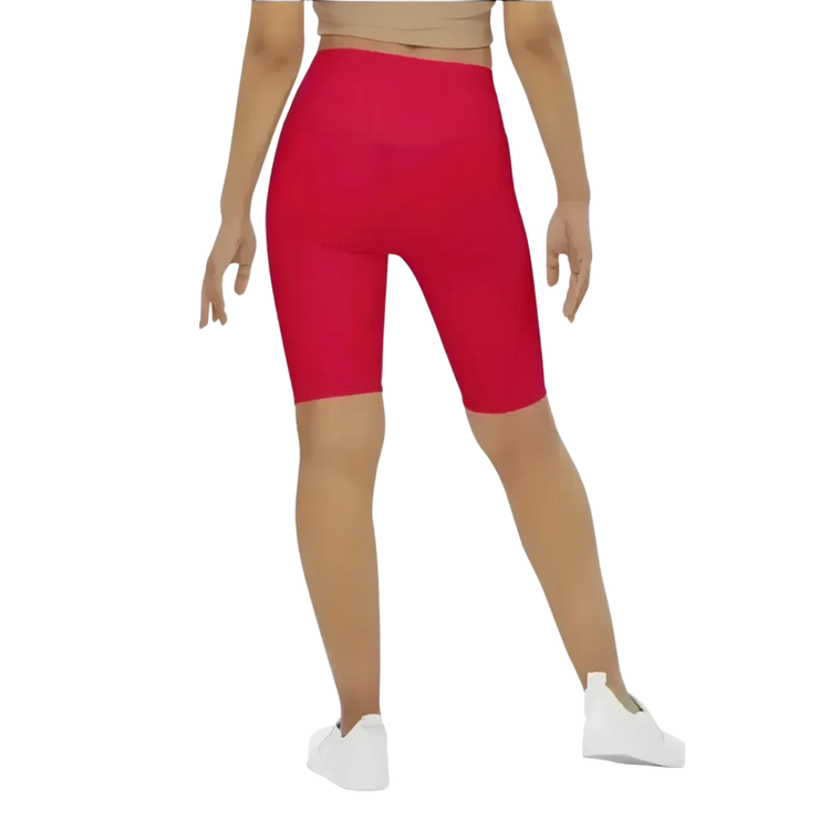 Lange Fahrradhosen Damen Shorts mit hoher Taille und Push-Up-Effekt, in XS bis 3XL, aus Textil mit Druckmustern, von BUYATHOME24