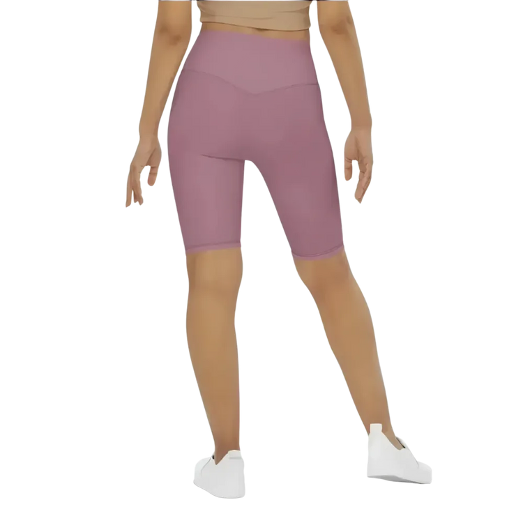 Lange Damen Fahrradhosen Shorts von BUYATHOME24 mit hohem Bund und Tasche, in XS-3XL, personalisierbar, bequem für Radfahren