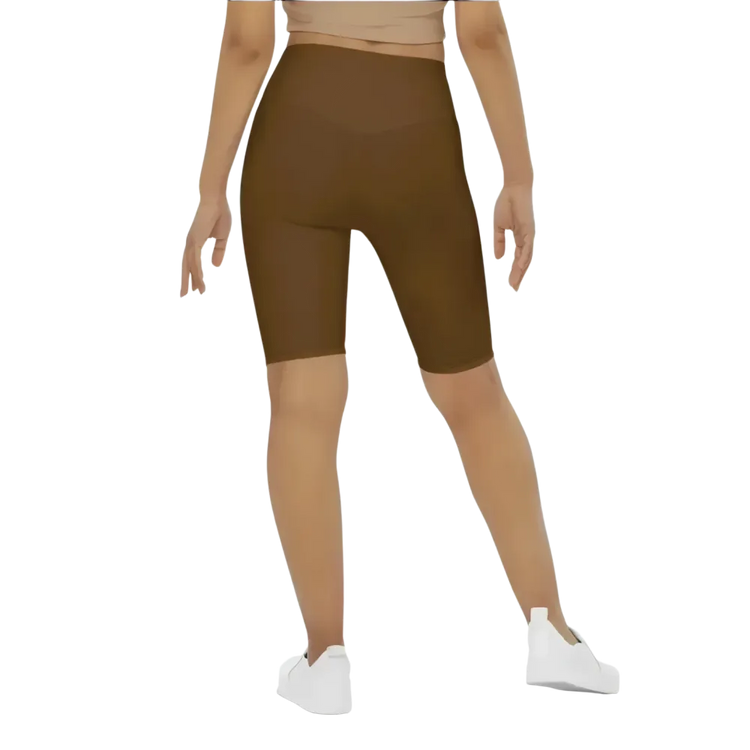 Damen Radlerhose von BUYATHOME24, hoher Bund, bedruckbar, schnelltrocknend, in XS bis 3XL, sportlich und bequem.