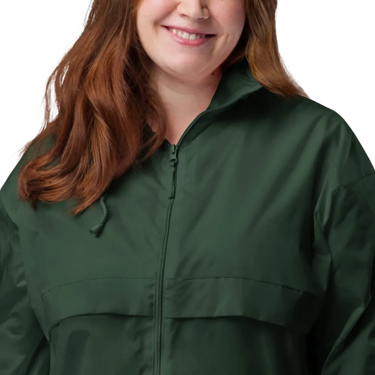 Unisex Herbstregenjacke aus Polyamid mit Kapuze, bestickt, in S-2XL, von BUYATHOME24, wetterfeste und stylische Outdoor-Jacke