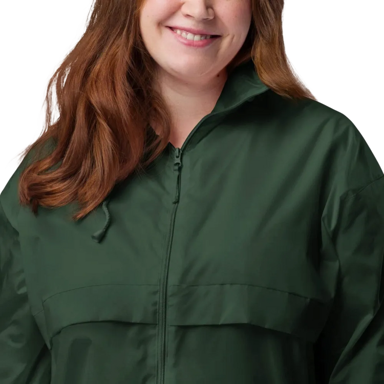 Unisex Herbstregenjacke von BUYATHOME24, wasserabweisend mit Kapuze, in S-2XL, stylische Damen- und Herrenjacke gegen Regen.