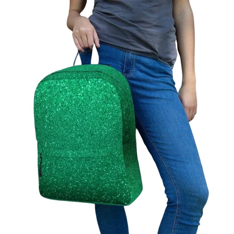 Wasserabweisender Damen-Laptop-Rucksack von BUYATHOME24 mit Maßen 42x31x10cm, strapazierfähiges Textildesign.