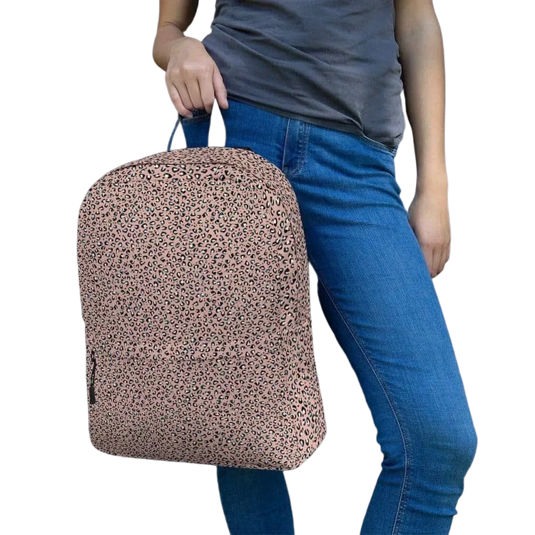 Wasserabweisender Damen-Laptop-Rucksack von BUYATHOME24, 42x31x10cm, mit Textildruck, ideal für Reisen und Alltag