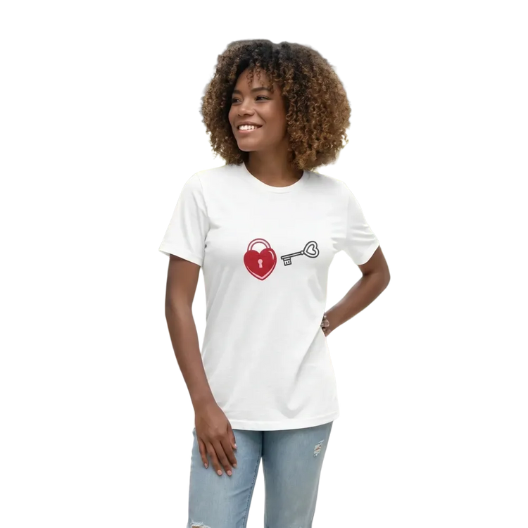 Damen Grafik T-Shirt mit Rundhalsausschnitt, Baumwolle, Kurzarm, in S bis 3XL, bequemes Damen T-Shirt von BUYATHOME24