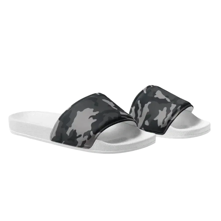 Damen- und Mädchen-Badeschlappen aus Kunstleder in Größe 36-44 mit Druckmuster, bequeme Badeschuhe von BUYATHOME24