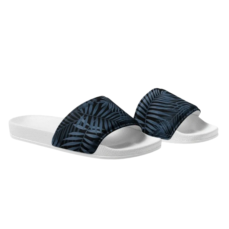 Damen-Badeschlappen für Damen & Mädchen, Kunstleder-Design, bequeme PU-Sohle, Größe 36-44, von BUYATHOME24