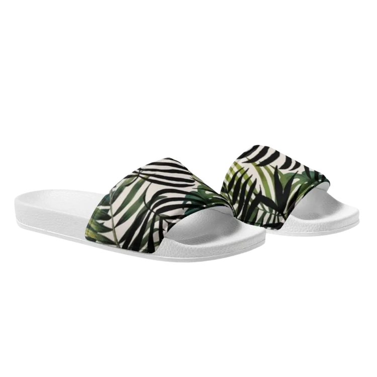 Damen Badeschlappen mit Kunstleder und PU-Sohle in Größe 36-44, bequemer und stilvoller Sommerschuh von BUYATHOME24