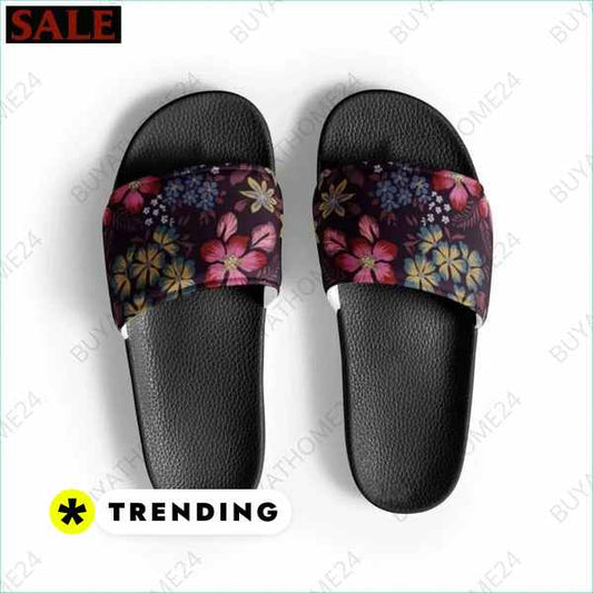 ▻ Badeschuhe I Damen & Mädchen Badeschlappen 36 - 44 BUYATHOME24®