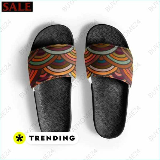 ▻ Badeschuhe I Damen & Mädchen Badeschlappen 36 - 44 BUYATHOME24®