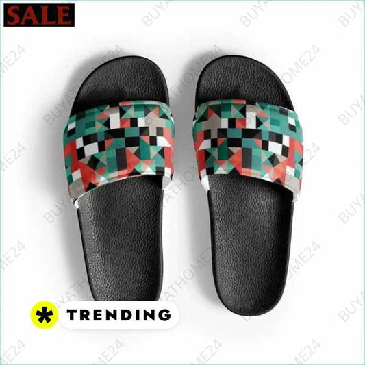 ▻ Badeschuhe I Damen & Mädchen Badeschlappen 36 - 44 BUYATHOME24®