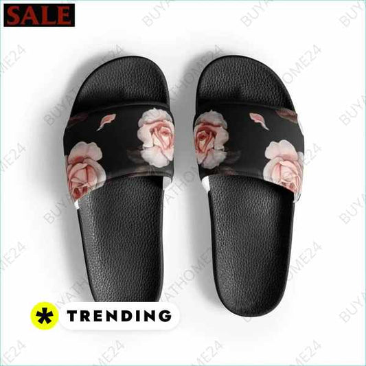 ▻ Badeschuhe I Damen & Mädchen Badeschlappen 36 - 44 BUYATHOME24®