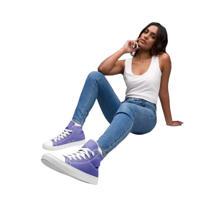 Damen- und Mädchensneaker von BUYATHOME24 aus Leinen, Größe 35-44, mit Textildruck und Polyesterdetails.
