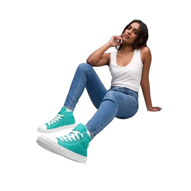 Damen- und Mädchen-Sneaker aus Leinen in Größe 35-44 von BUYATHOME24, textildruck, leichter Stoff, bequemer Schuh