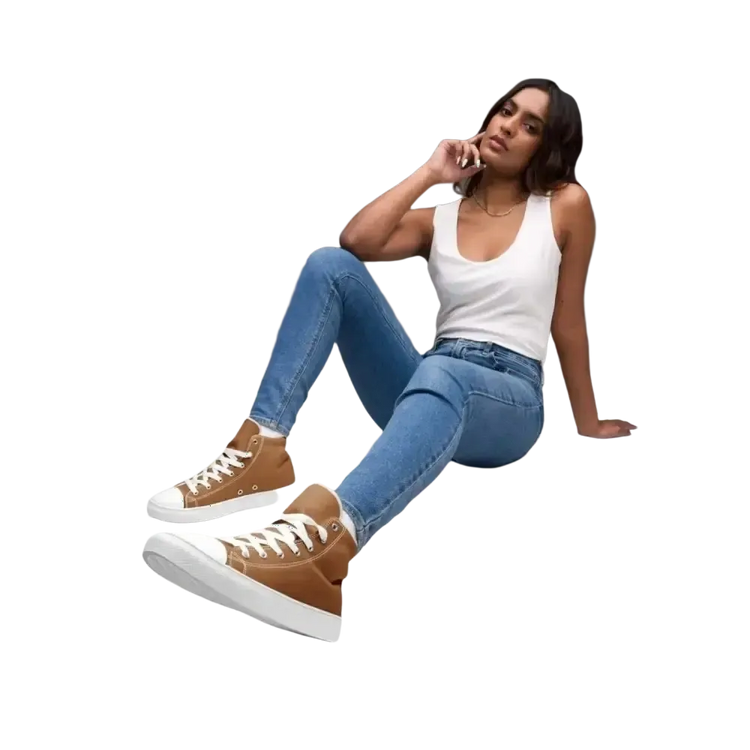 Damen- und Mädchensneaker Chuck Taylor All Star von BUYATHOME24, Leinenmaterial mit EVA-Sohle, Größe 35-44