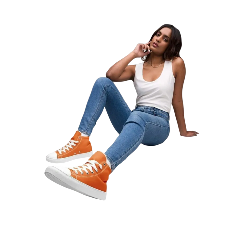 Damen- und Mädchensneaker Chuck Taylor All Star von BUYATHOME24 mit EVA-Gummisohle, Textildruck in Größe 35-44.