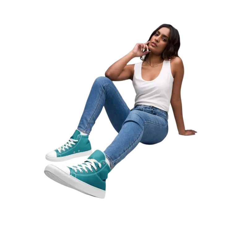 Damen- und Mädchensneaker von BUYATHOME24 mit EVA-Gummisohle, Textildruck, bequeme Passform, in Größe 35-44