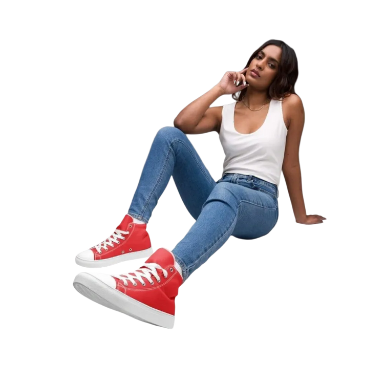 Damen- und Mädchensneaker von BUYATHOME24 aus Leinen, Größe 35-44, mit Textildruck und leichter Polyester-Optik