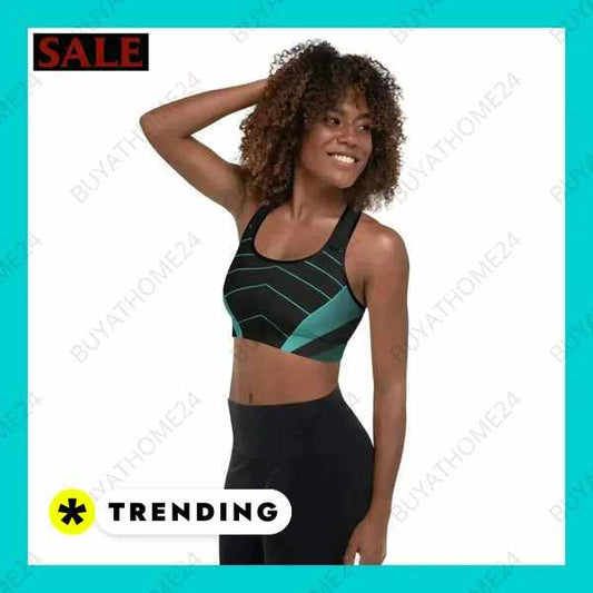 ▻ Sportbekleidung I Damen Sport BH mit Polstern XS, S, M, L, XL, 2XL BUYATHOME24®