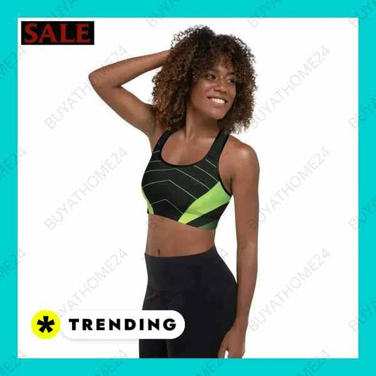 ▻ Sportbekleidung I Damen Sport BH mit Polstern XS, S, M, L, XL, 2XL BUYATHOME24®