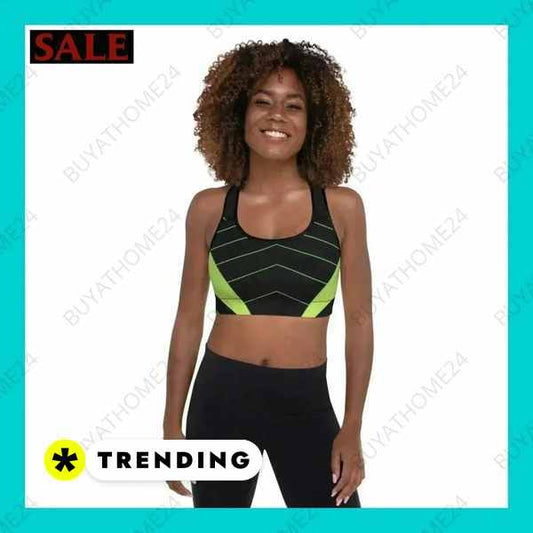 ▻ Sportbekleidung I Damen Sport BH mit Polstern XS, S, M, L, XL, 2XL BUYATHOME24®