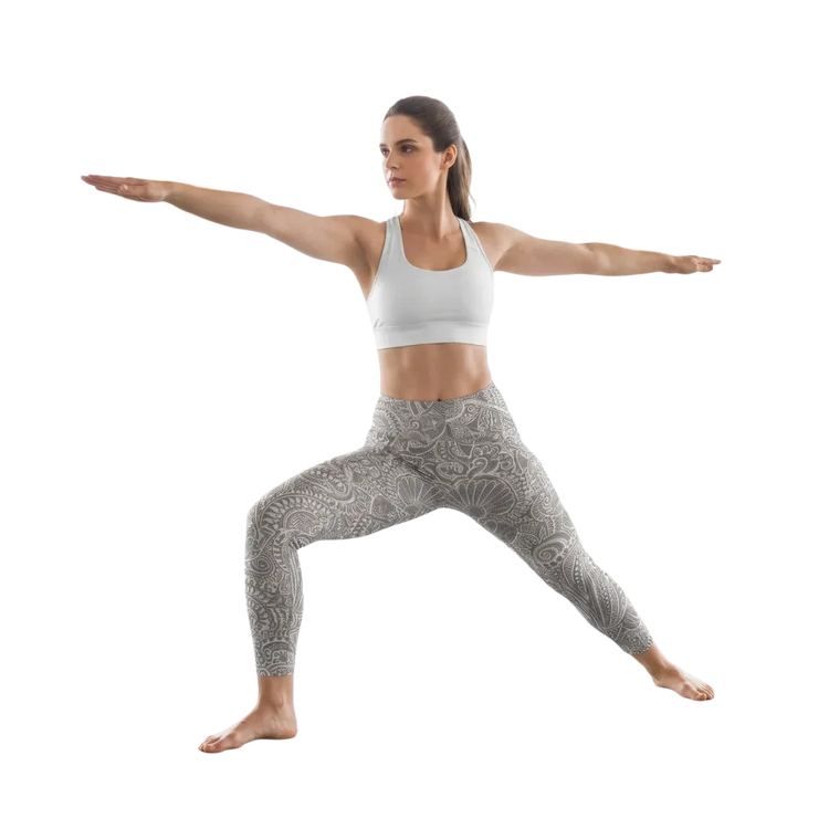 Generiertes Lifestyle-Bild für Damen Sport Leggings - Hohe Taille mit UV-Schutz, 2XS-6XL