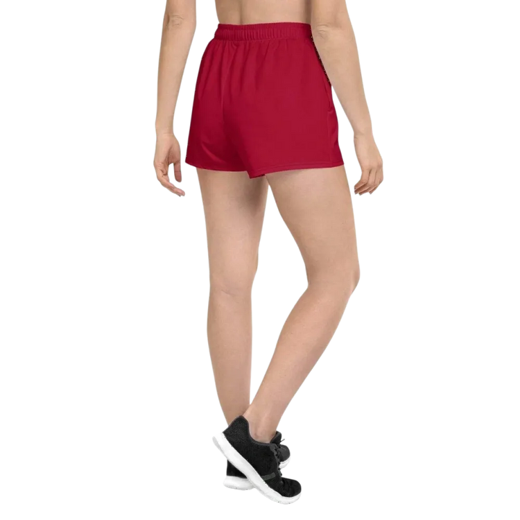 Damen Sportshorts von BUYATHOME24, schnelltrocknend mit UV-Schutz 50+, in XS bis 3XL, mit Textildruck, bequem und sportlich