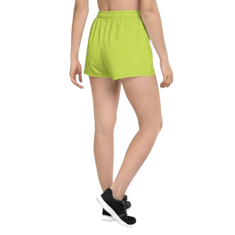 Damen Sportshorts von BUYATHOME24, atmungsaktiv, mit UV-Schutz und Netztaschen, in XS bis 3XL, bequem und sportlich.