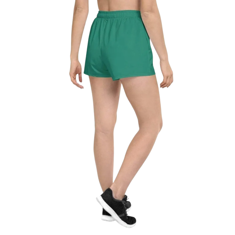 Damen Sportshorts von BUYATHOME24, atmungsaktiv mit UV-Schutz 50+ und Taschen, in XS bis 3XL, bequem und sportlich.