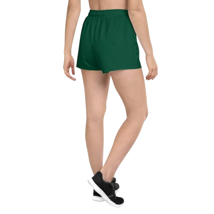 Damen Sportshorts von BUYATHOME24, atmungsaktiv mit UV-Schutz 50+ und Netztaschen, in XS bis 3XL, bequem und sportlich.