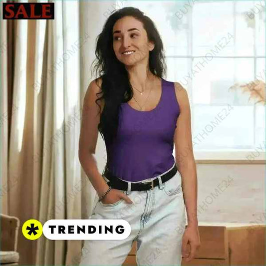 Damen Tanktop – Bequem und Vielseitig im Sale von BUYATHOME24® BUYATHOME24®