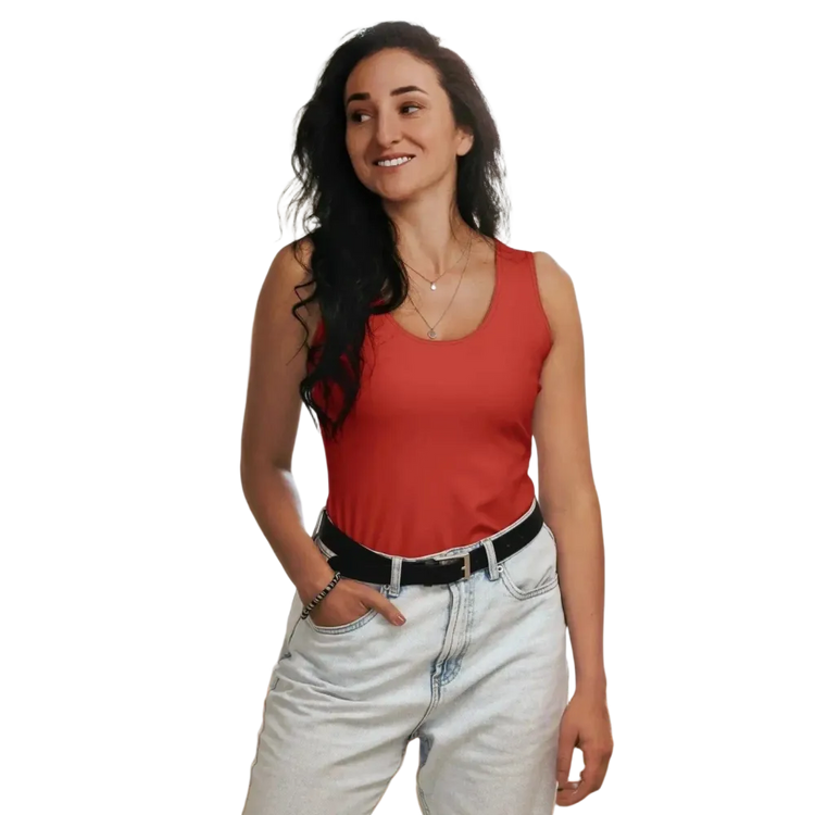 Damen Sport-Tanktop von BUYATHOME24, atmungsaktiv, stretchfähig, in XS bis XL, aus Polyester, geeignet für Sport und Freizeit.