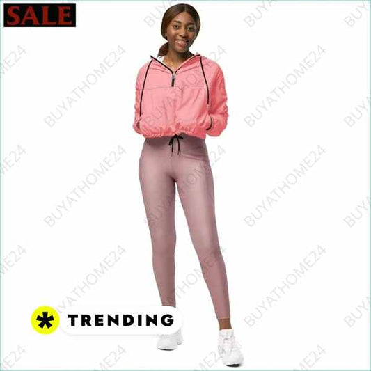 ▻ Trainingsjacke Bauchfrei I Damen Sportjacke XS-2XL BUYATHOME24®