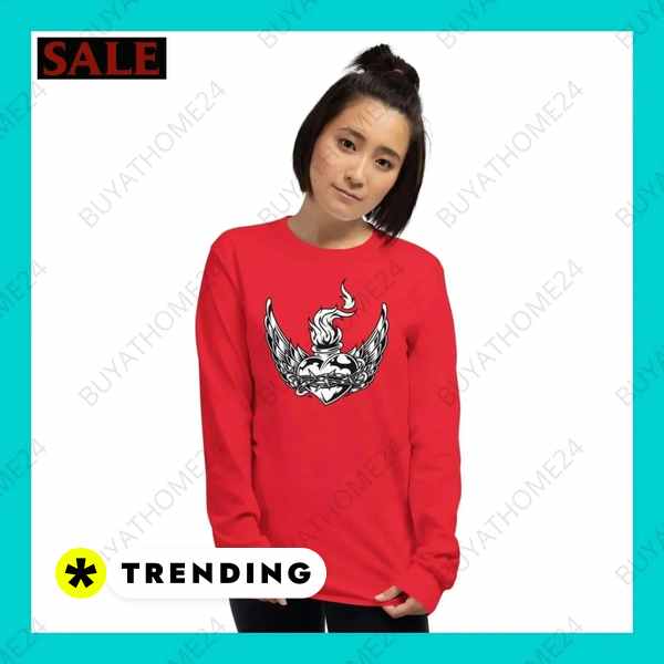 Damen Sweatshirt Langarm Baumwolle bei BuyAtHome24 Textildruck BUYATHOME24, T-Shirts BUYATHOME24, Hoodies BUYATHOME24, Hosen BUYATHOME24, Jacken BUYATHOME24, Schuhe BUYATHOME24