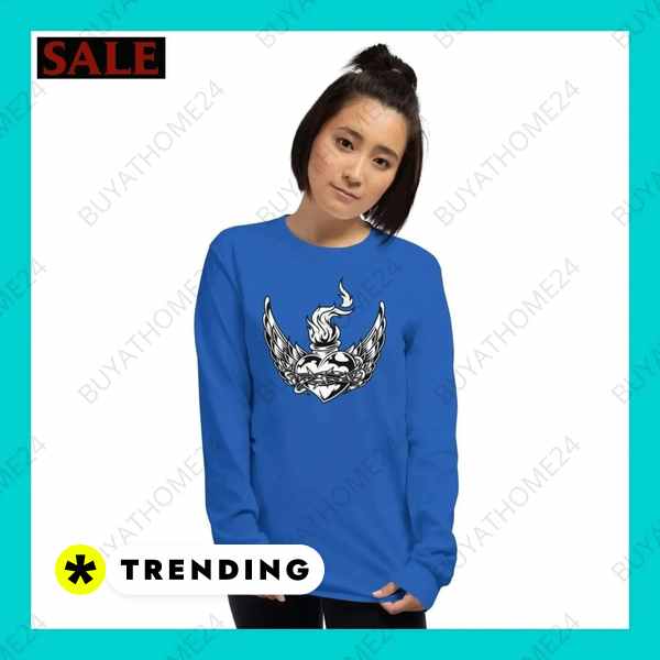 Damen Sweatshirt Langarm Baumwolle bei BuyAtHome24 Textildruck BUYATHOME24, T-Shirts BUYATHOME24, Hoodies BUYATHOME24, Hosen BUYATHOME24, Jacken BUYATHOME24, Schuhe BUYATHOME24