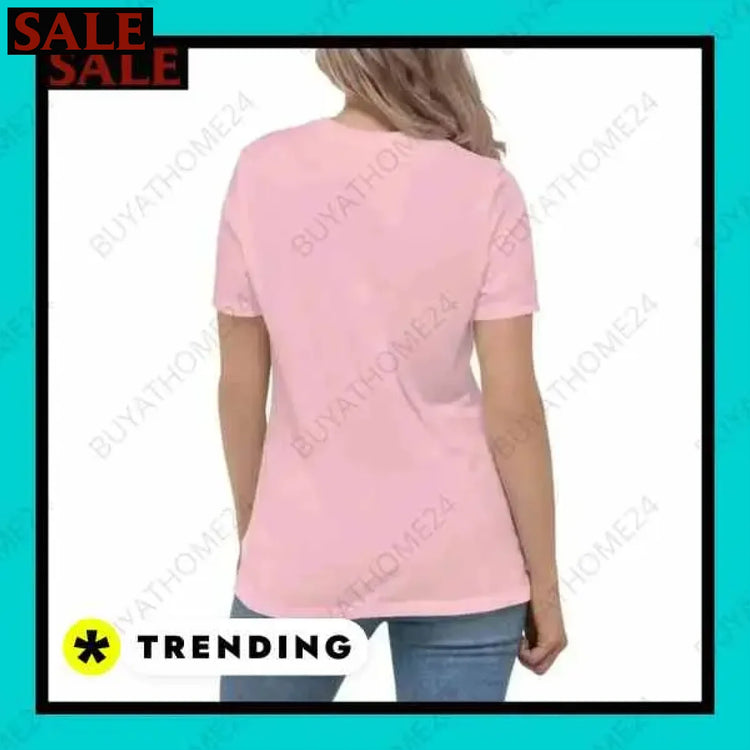 Damen T-Shirt aus Baumwolle in verschiedenen Größen bei buyathome24 i damen Textildruck BUYATHOME24, T-Shirts BUYATHOME24, Hoodies BUYATHOME24, Hosen BUYATHOME24, Jacken BUYATHOME24, Schuhe BUYATHOME24