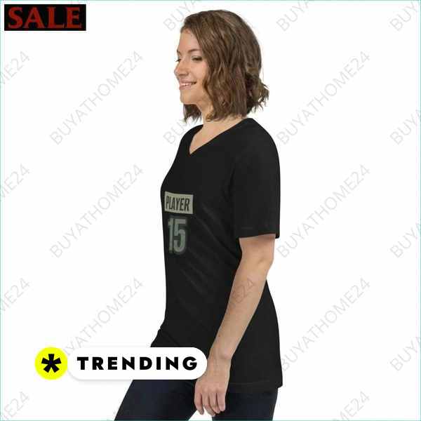 V-Ausschnitt T-Shirt Damen Herren Baumwolle buyathome24 eishockey Trikot Textildruck BUYATHOME24, T-Shirts BUYATHOME24, Hoodies BUYATHOME24, Hosen BUYATHOME24, Jacken BUYATHOME24, Schuhe BUYATHOME24